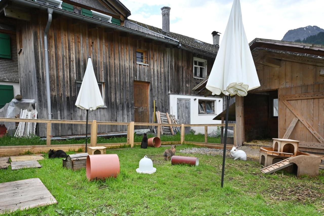 Ferienbauernhof Moosbrugger Apartman Schoppernau Kültér fotó