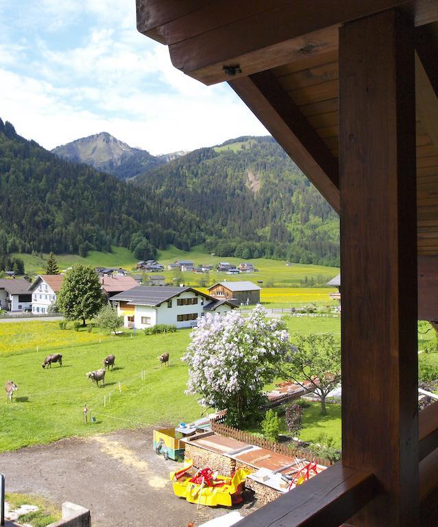 Ferienbauernhof Moosbrugger Apartman Schoppernau Szoba fotó